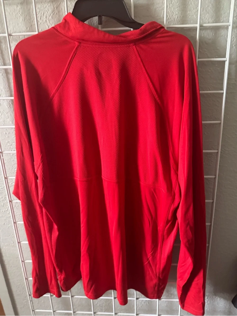 The North Face Men’s Bright Red Half-Zip Performance Jacket